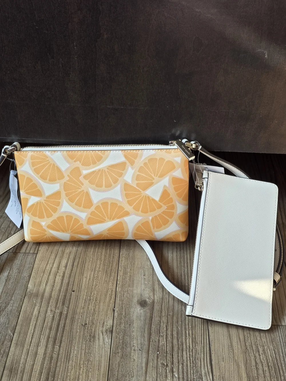 Kate Spade New York Sadie Orange Slice Toss Crossbody Set